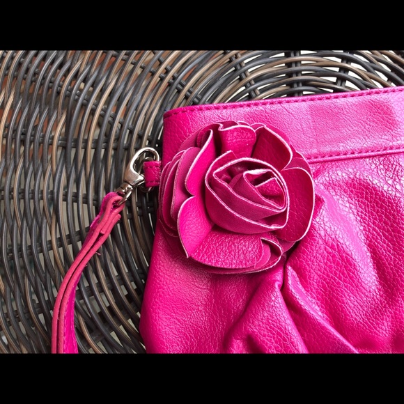 Pink Wristlet/Clutch - Picture 2 of 7